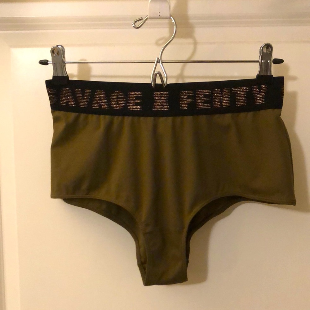 Forever Savage Booty Short - Olive Green